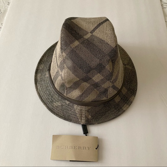 Burberry Accessories - Burberry Bucket Hat | Size: Large | Color: Grey & Cream | Authentic | New